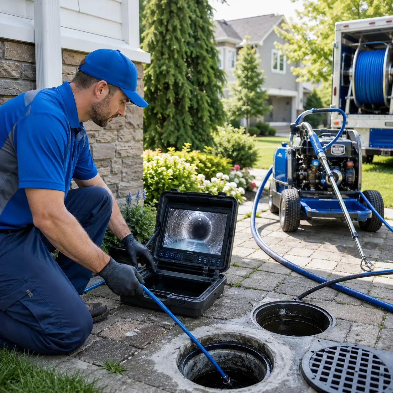 Outdoor drain cleaning professionals serving Fanshawe, OK